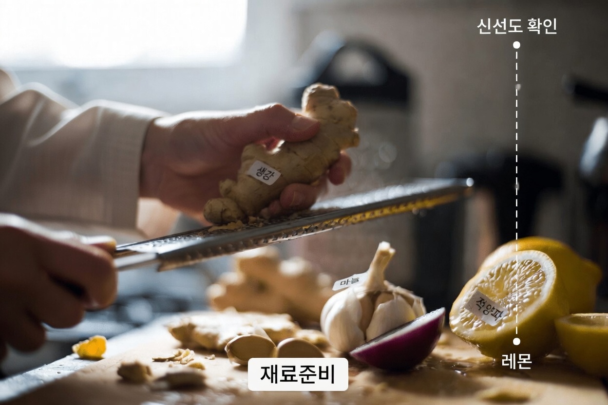 매일의 건강을 위해 이 간단한 생강, 양파, 마늘, 레몬, 꿀 혼합물을 시도해 보셨나요?