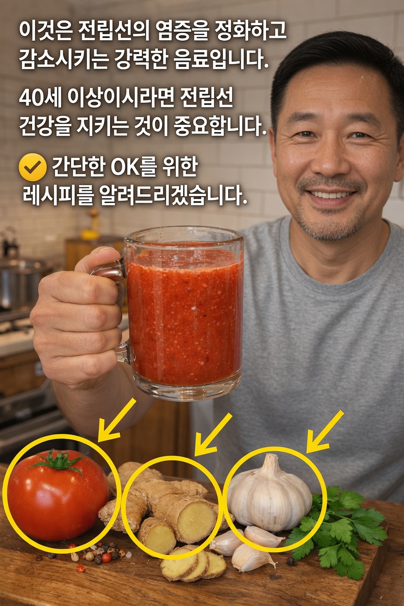 40세 이상 많은 남성들이 전립선 건강을 위해 일상에 더하고 있는 간단한 매일의 음료 발견하기