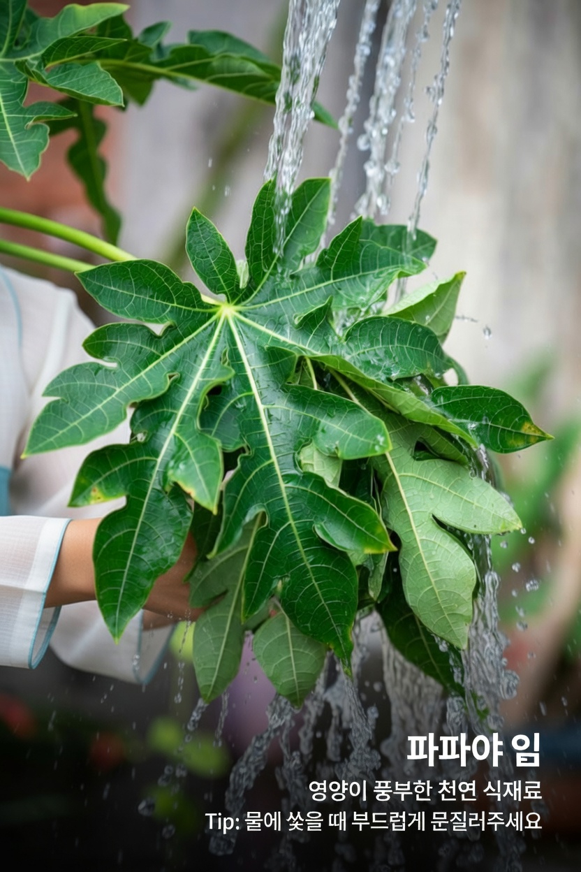 많은 사람들이 전반적인 일상 건강 증진을 위해 마시는 간단한 파파야 잎 음료 레시피 알아보기