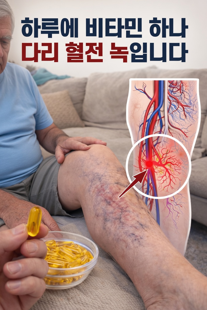 다리의 혈전을 녹이는 하루 1가지 비타민: 심장 전문의의 조언