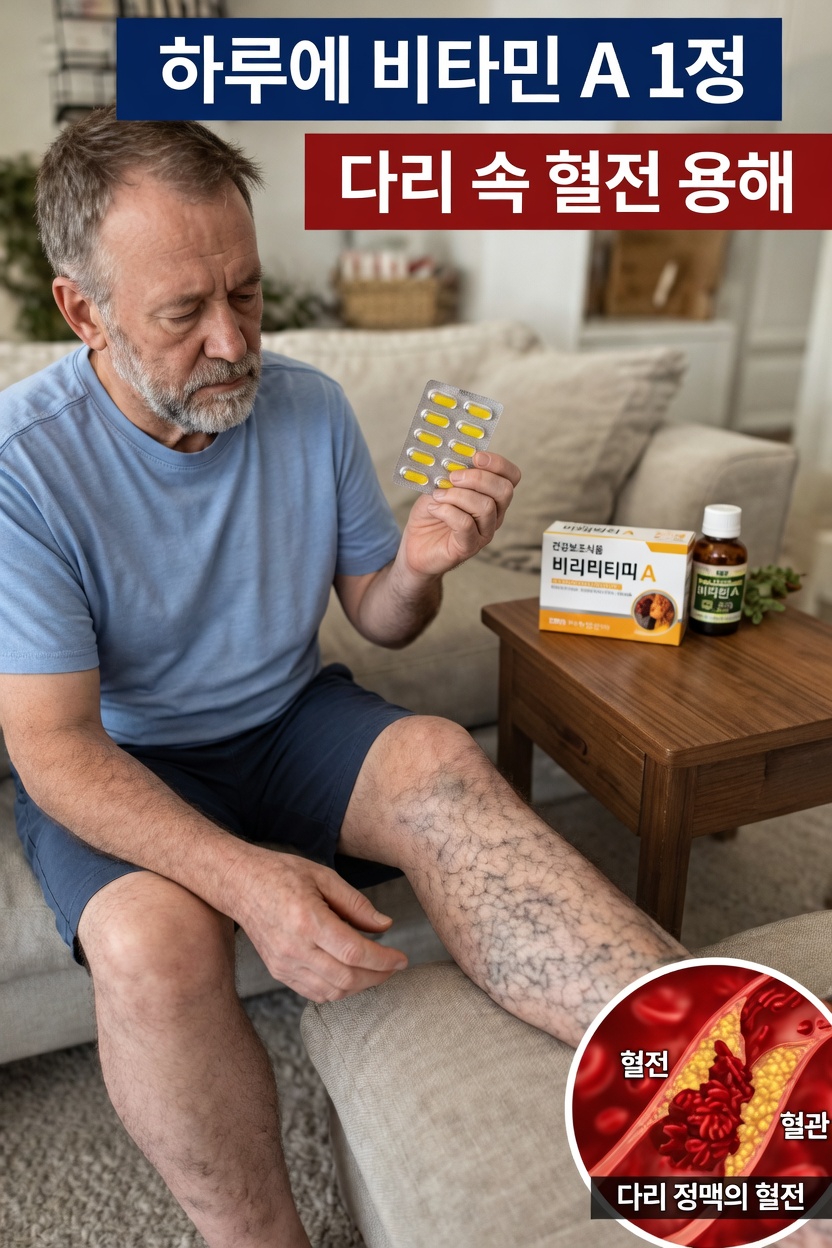 다리의 혈전을 녹이는 하루 1가지 비타민: 심장 전문의의 조언