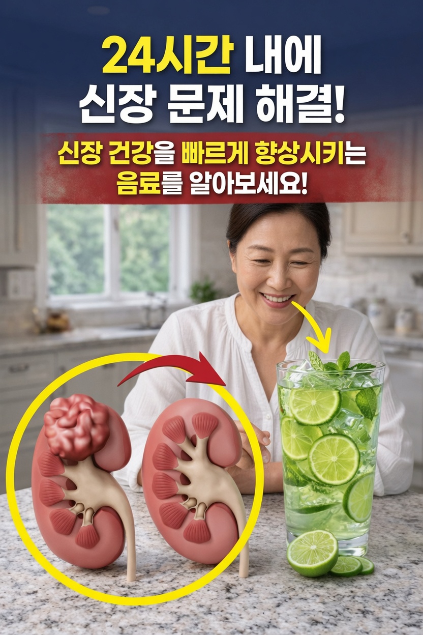 자연스럽게 신장 건강을 돕는 간단한 음료 10가지