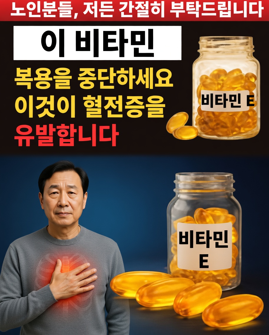 이 흔한 비타민이 노인의 혈전 위험을 높이고 있을까? 과학이 실제로 말하는 것