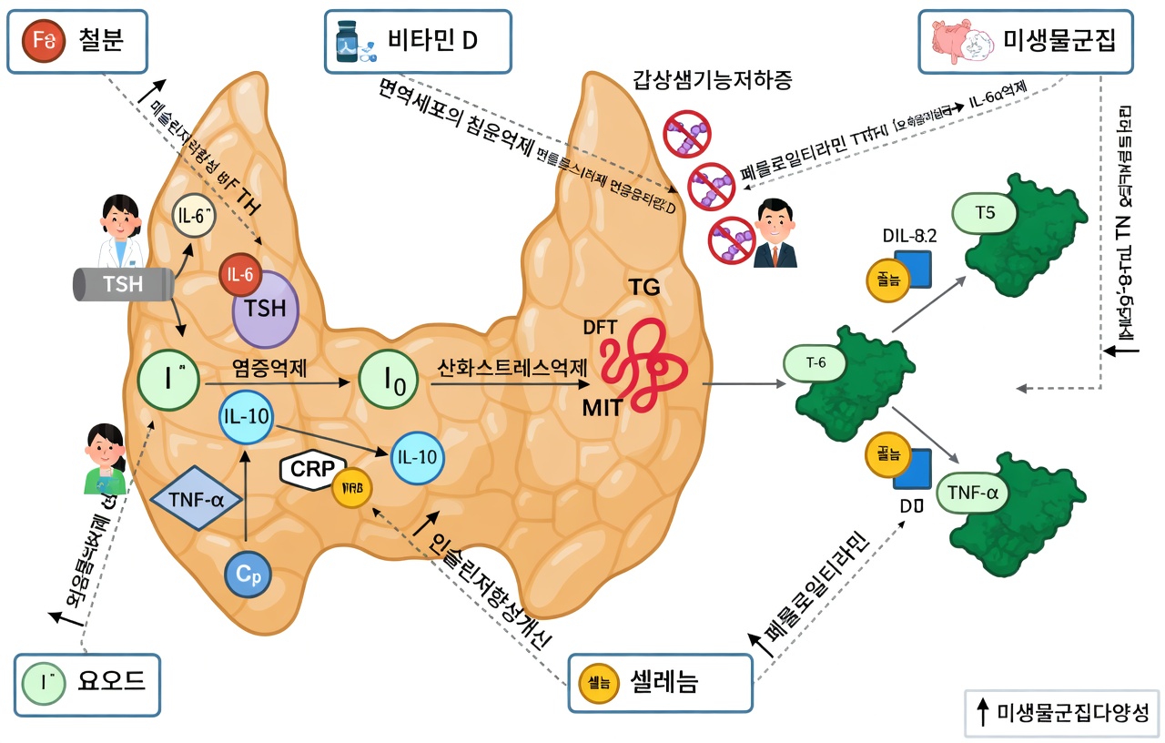 갑상선 건강을 지원하는 두 가지 핵심 미네랄의 역할 탐구