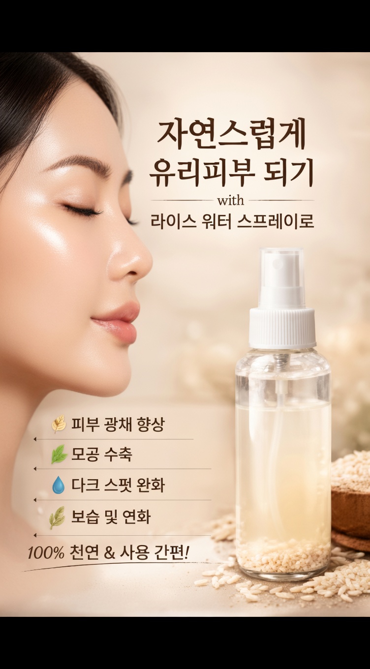 쌀뜨물을 매일 스킨케어 루틴에 쉽게 더하는 방법 발견하기