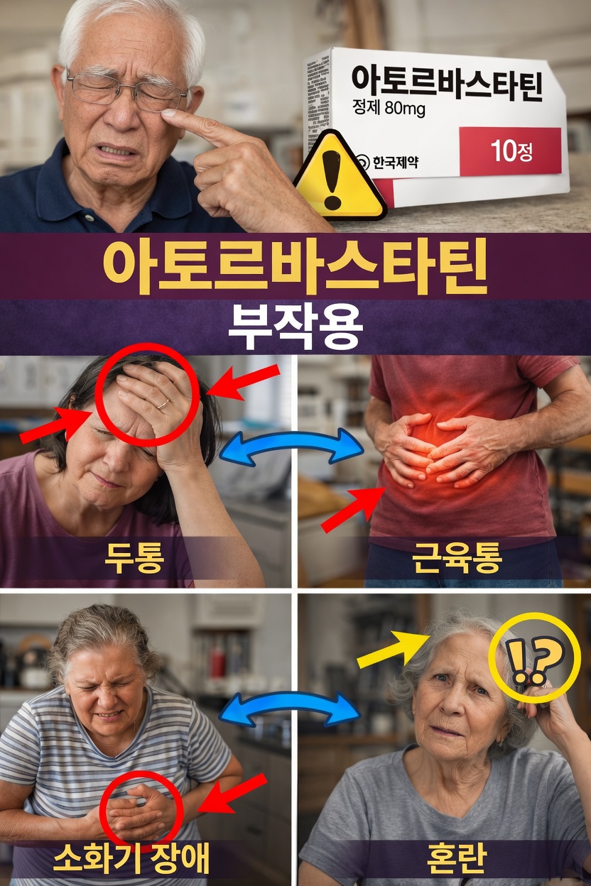 아토르바스타틴 부작용: 흔한 반응과 대처 방법에 대해 알아야 할 사항