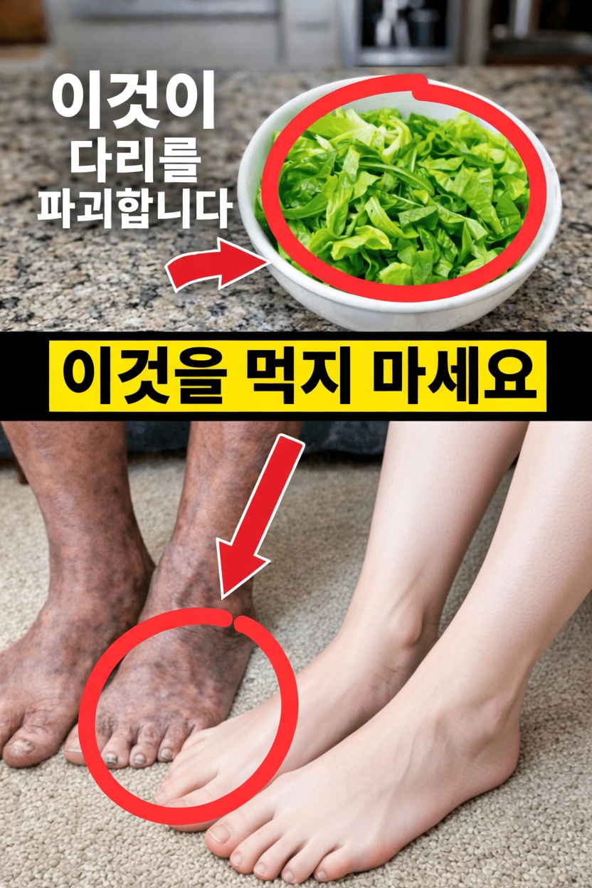 나이가 들수록 발과 다리의 저림과 따끔거림을 악화시킬 수 있는 음식 15가지