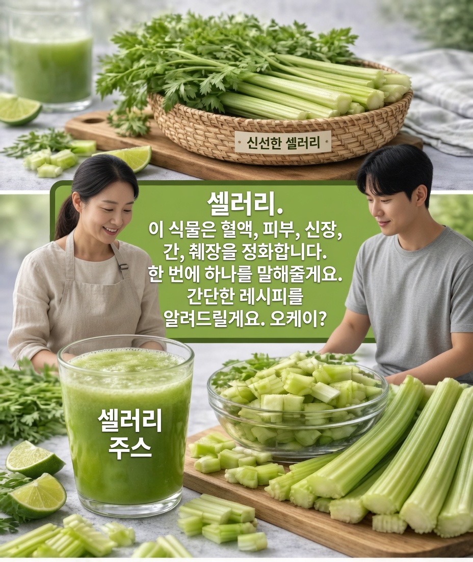 쉬운 일상 습관과 셀러리 주스 아이디어로 자연스럽게 간 건강을 돕는 방법 알아보기