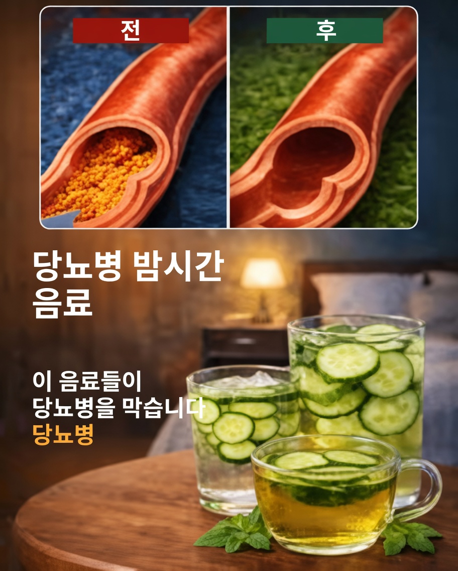 당뇨병 환자들이 건강한 혈당 수치 유지를 돕기 위해 밤에 마시는 음료 7가지