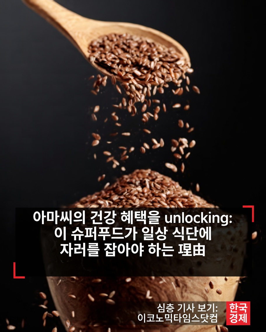아마씨와 꿀로 신장 건강을 돕는 간단한 매일 한 스푼 습관을 알아보세요