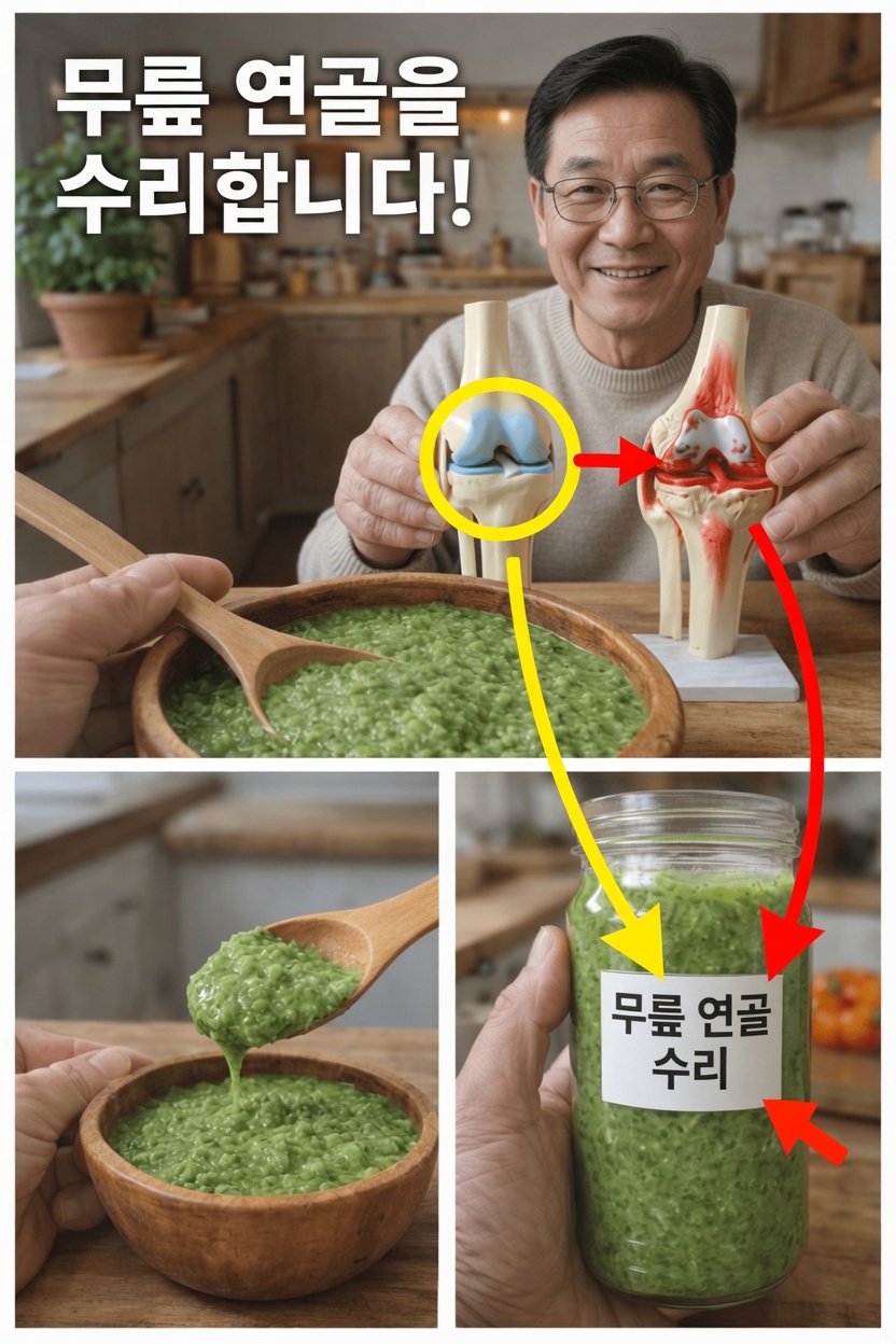 나이가 들수록 식단에 녹색 잎채소를 더하면 무릎 관절의 편안함에 도움이 될까?