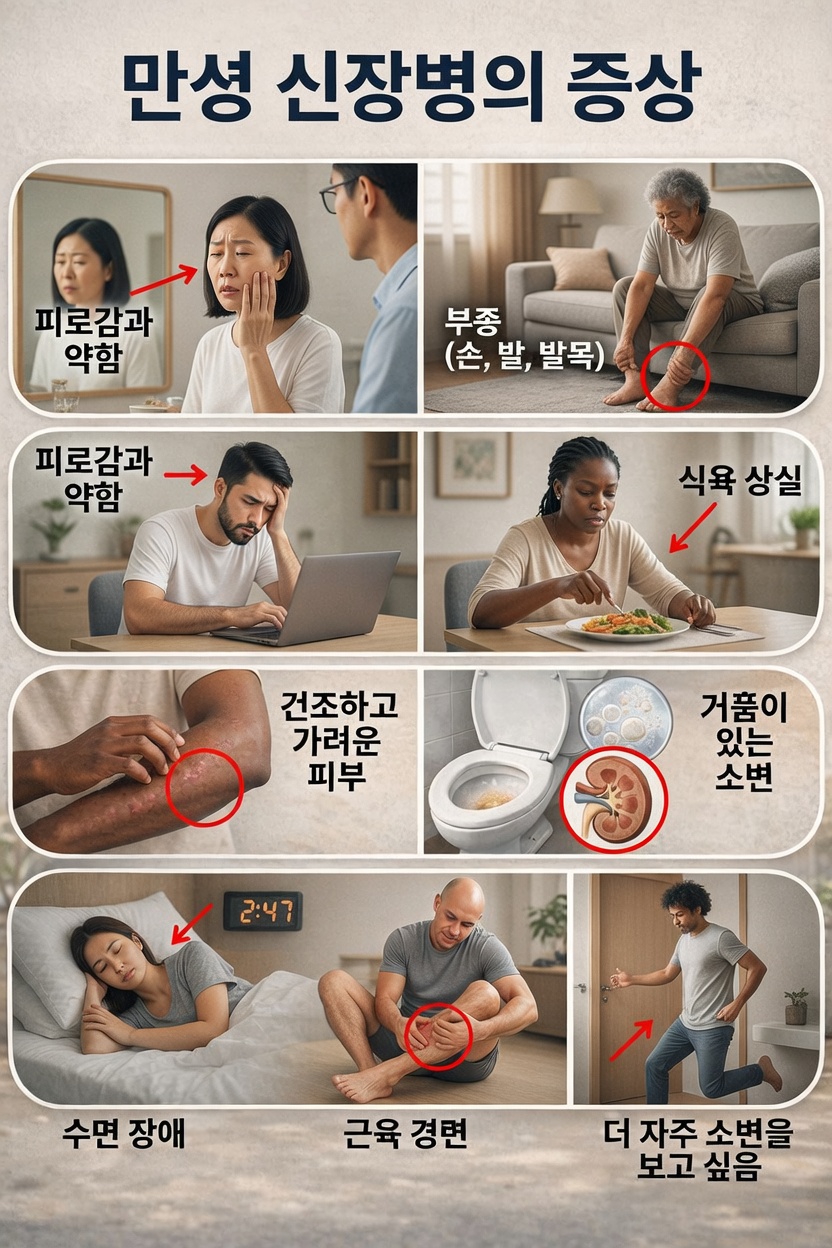 절대 무시해서는 안 되는 만성 신장 질환의 10가지 초기 경고 신호