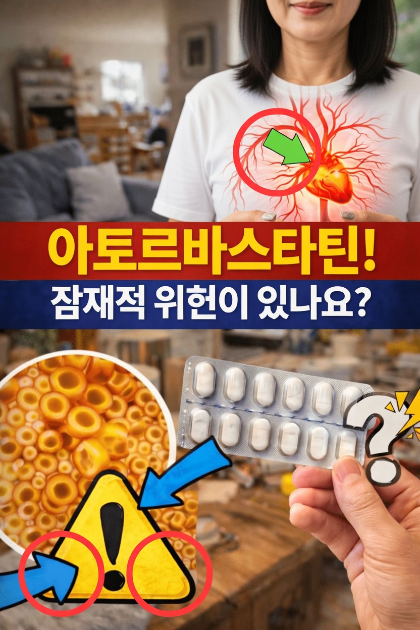 아토르바스타틴을 복용하는 동안 평소와 다른 증상을 겪고 있나요? 주의해야 할 덜 알려진 부작용 15가지