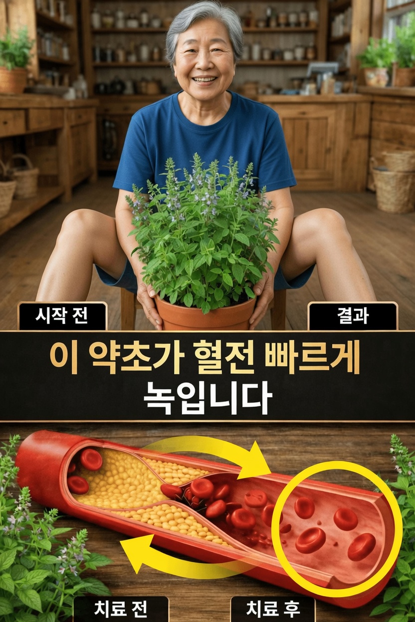 다리의 건강한 혈액 순환을 돕는 천연 허브