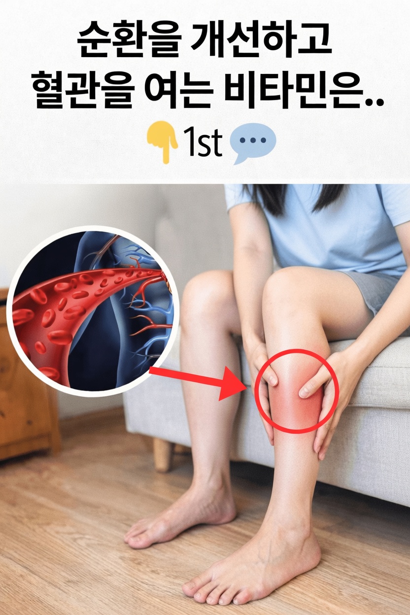 나이가 들수록 건강한 혈류를 돕는 비타민을 알아보세요