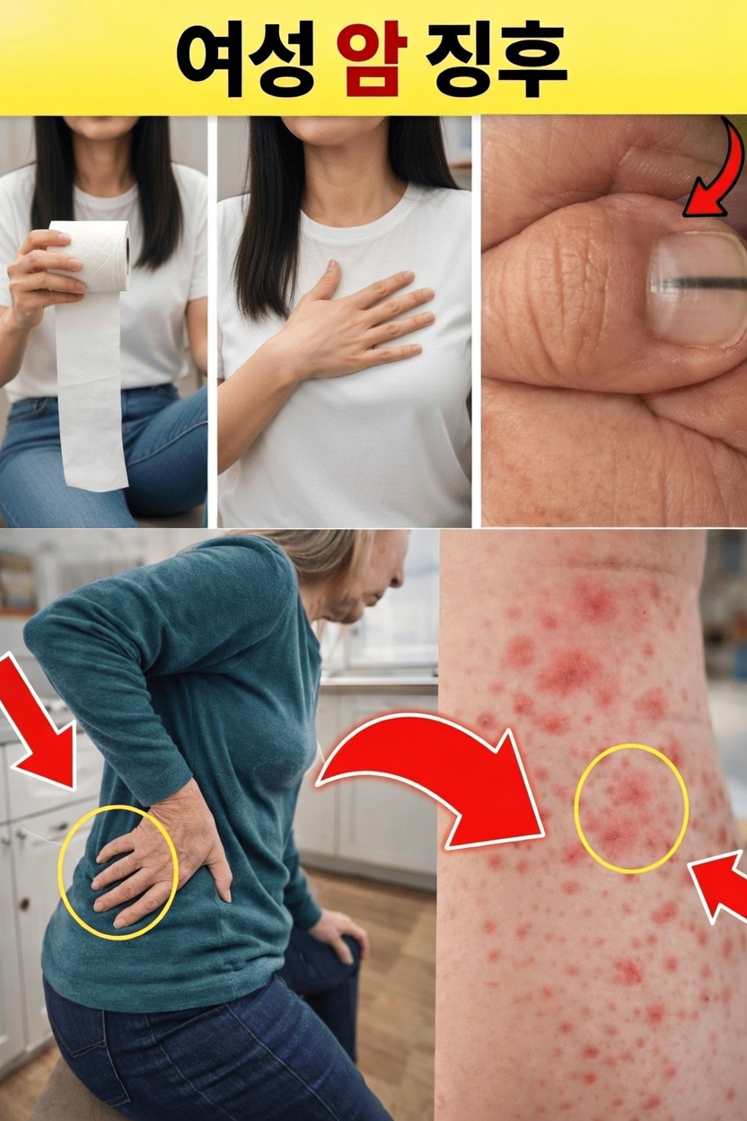 대부분의 여성이 무시하는 암의 눈에 띄는 14가지 징후와 그다음에 해야 할 일