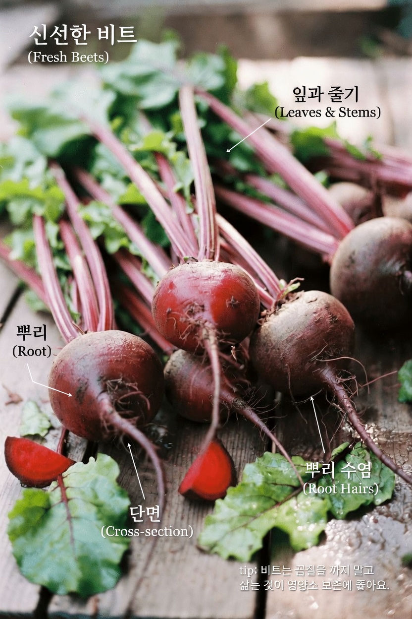 비트의 영양학적 효능을 알아보고 집에서 간단한 비트 주스를 만드는 법 배우기