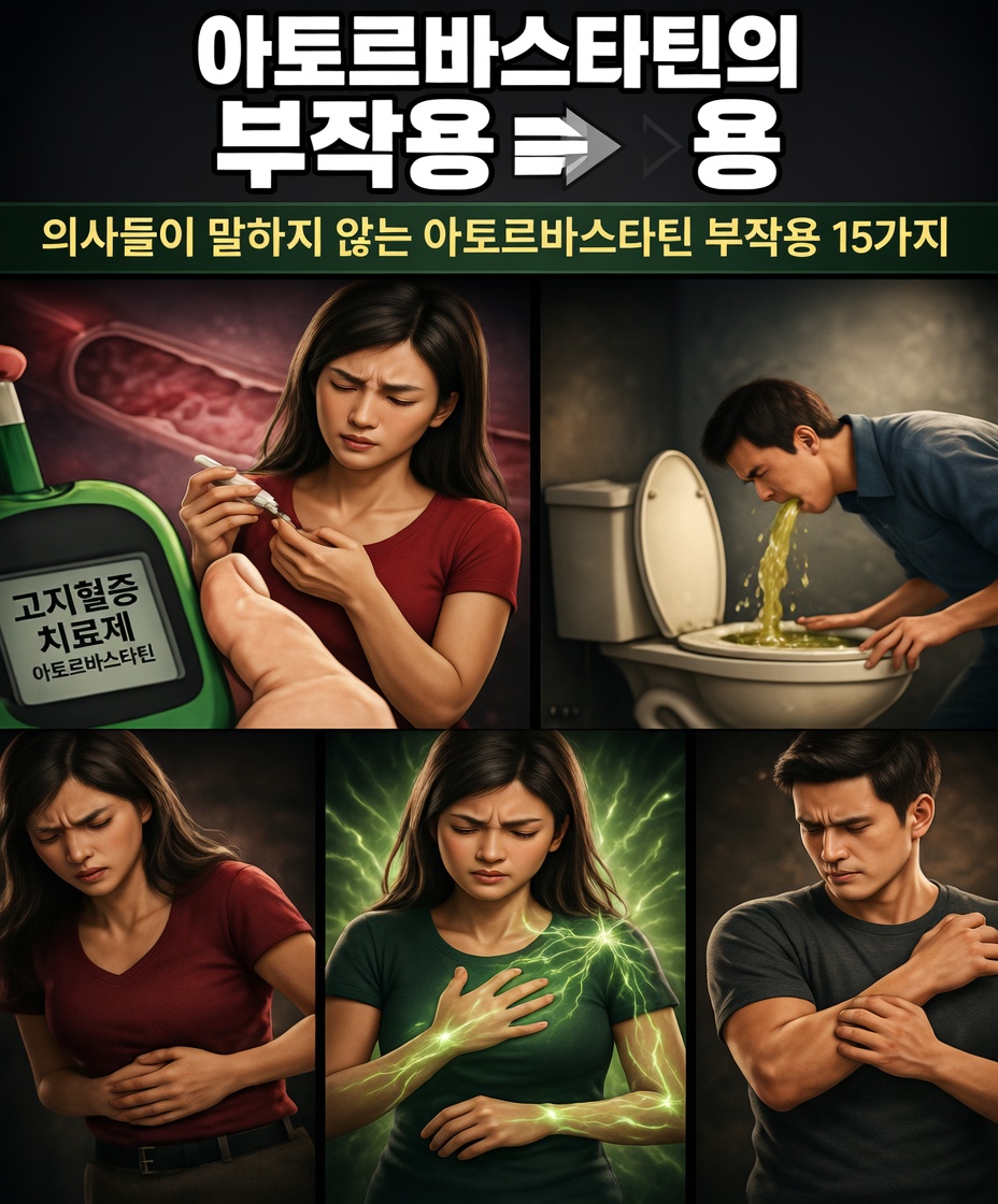 아토르바스타틴 부작용에 대해 알아야 할 사항: 의사와의 충분한 상담을 위한 15가지 핵심 포인트