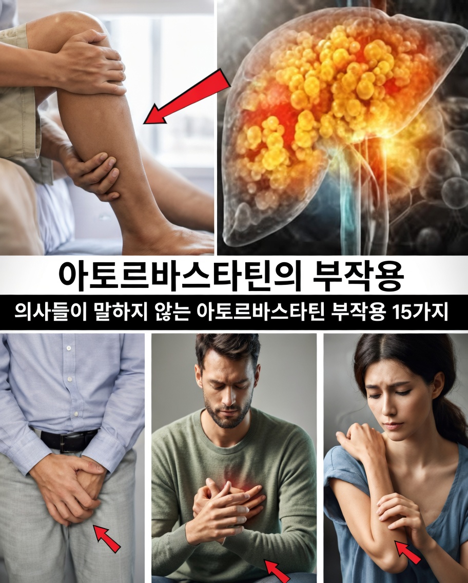 아토르바스타틴 부작용에 대해 알아야 할 사항: 의사와의 충분한 상담을 위한 15가지 핵심 포인트