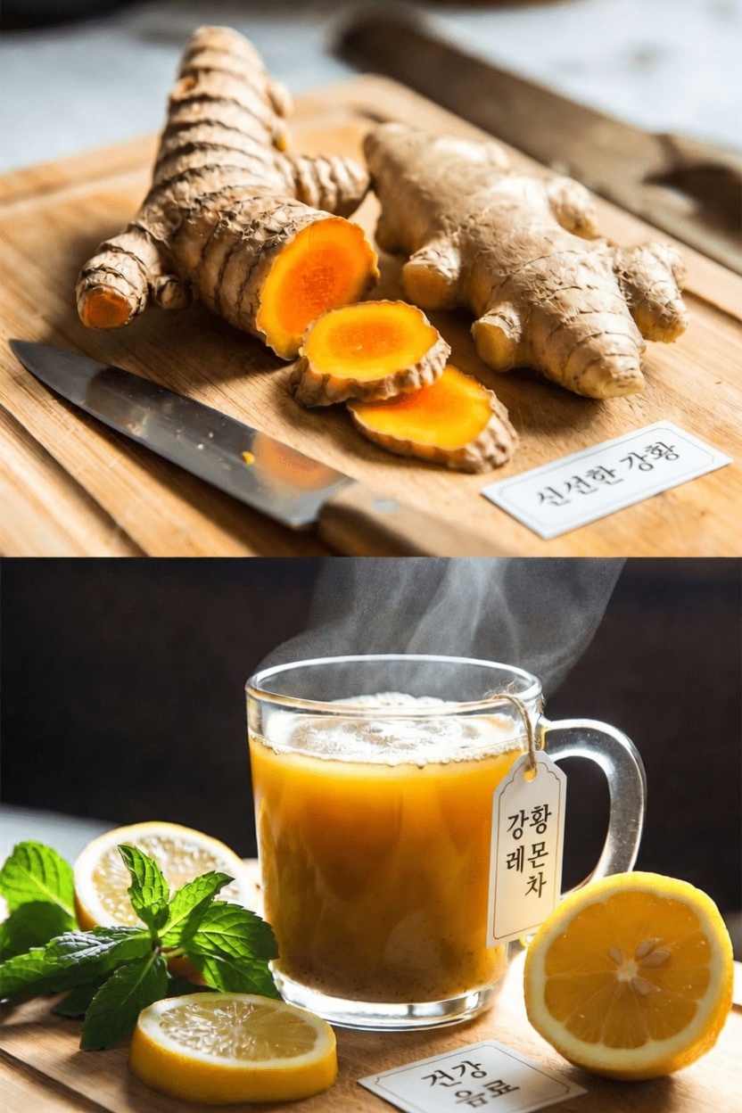 많은 노년층이 무릎 건강을 자연스럽게 돕기 위해 사용하는 간단한 강황 생강 음료 레시피 발견하기