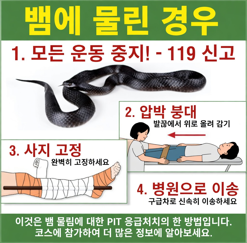 독사 물림과 비독사 물림을 구별하는 방법: 주요 징후와 응급처치 단계