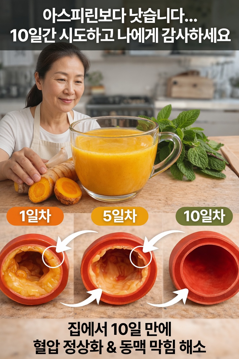 일상적인 재료로 건강한 혈압과 동맥 건강을 자연스럽게 지원하는 방법