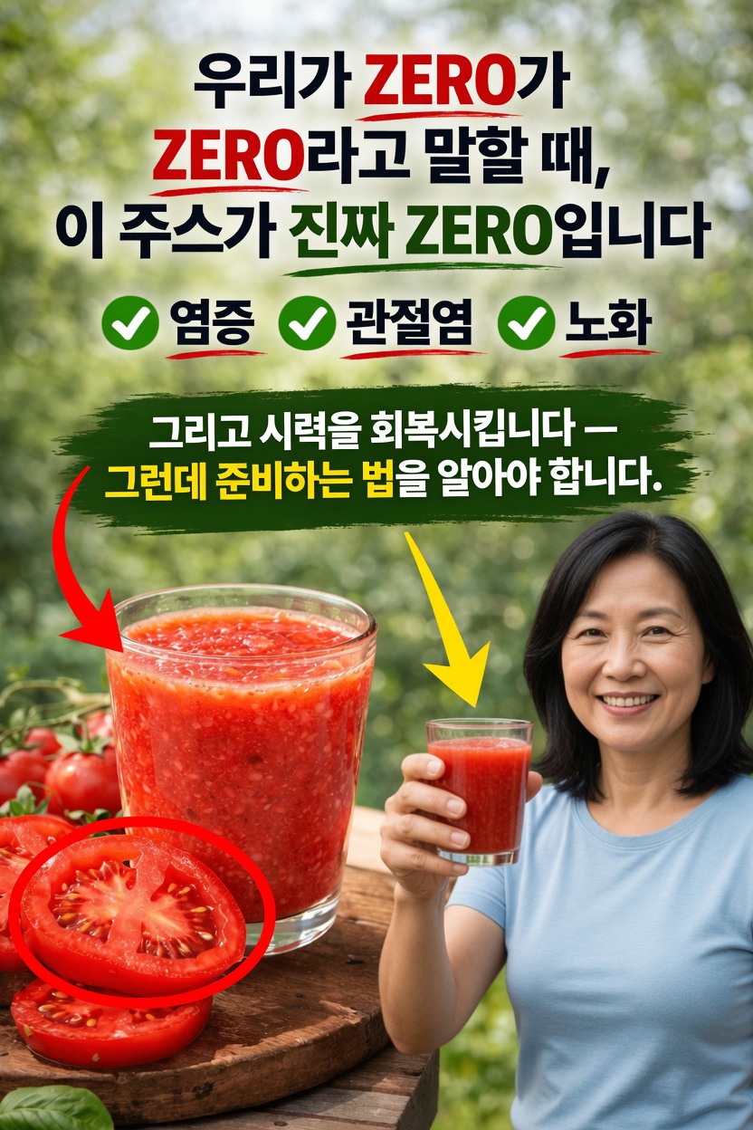 매일의 건강 관리 루틴에 도움이 되는 수제 토마토 주스의 놀라운 효능 발견하기
