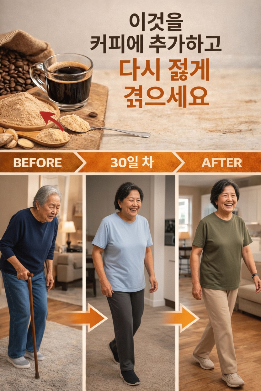 허브차가 60세 이후의 근력과 이동성을 지원할 수 있는 이유