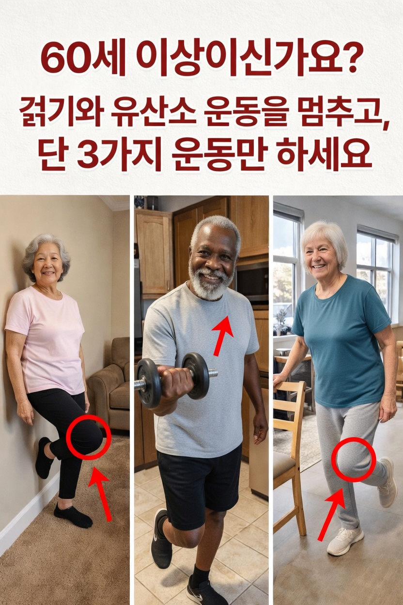 60세 이후에는 걷기만으로는 충분하지 않을 수 있는 이유