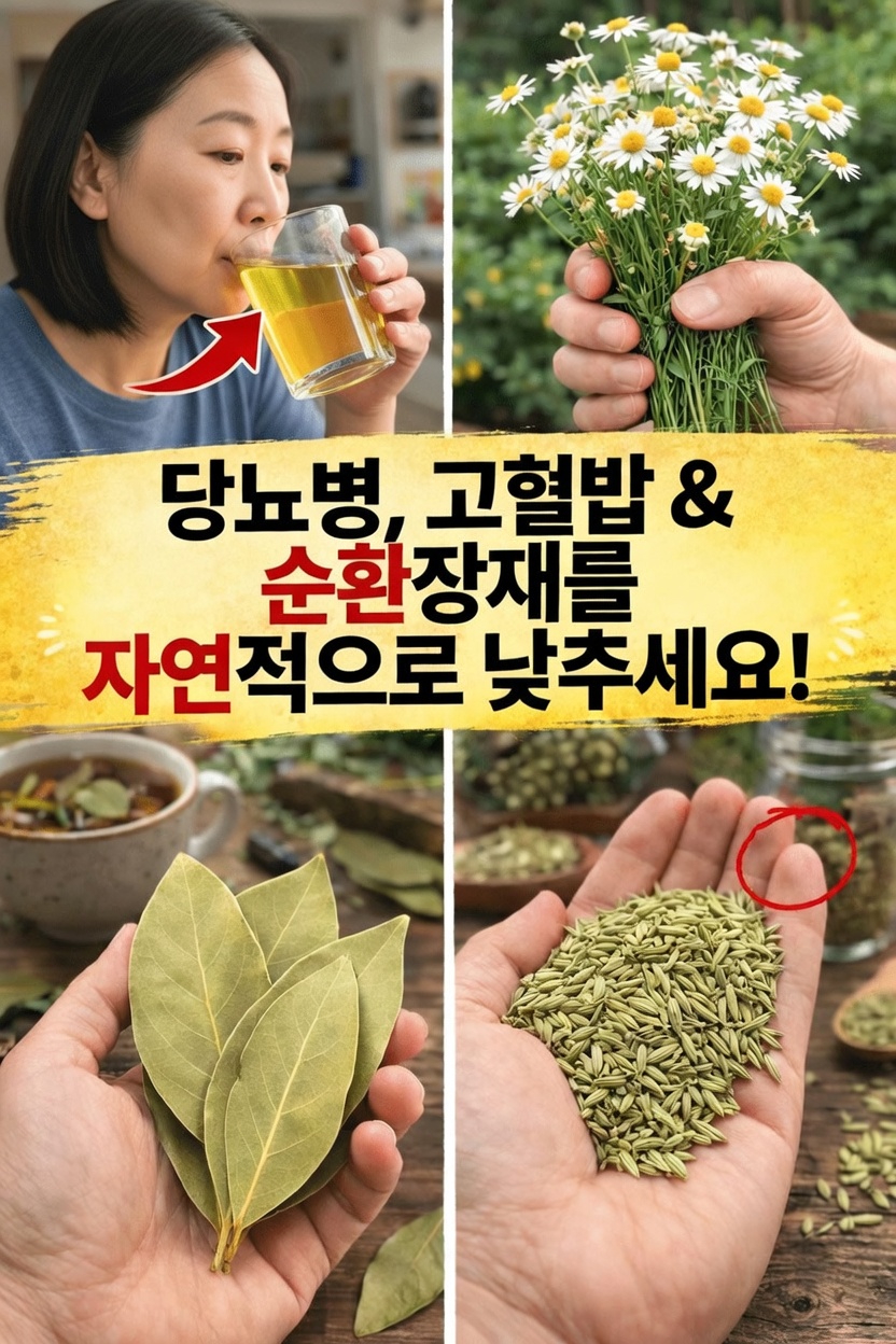 월계수잎차: 혈당, 혈압, 혈액순환을 돕는 간단한 천연 습관