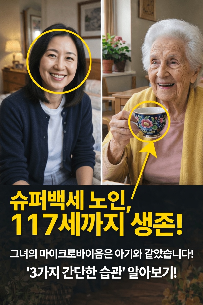 117세까지 산 초고령자: 그녀의 장수 비결