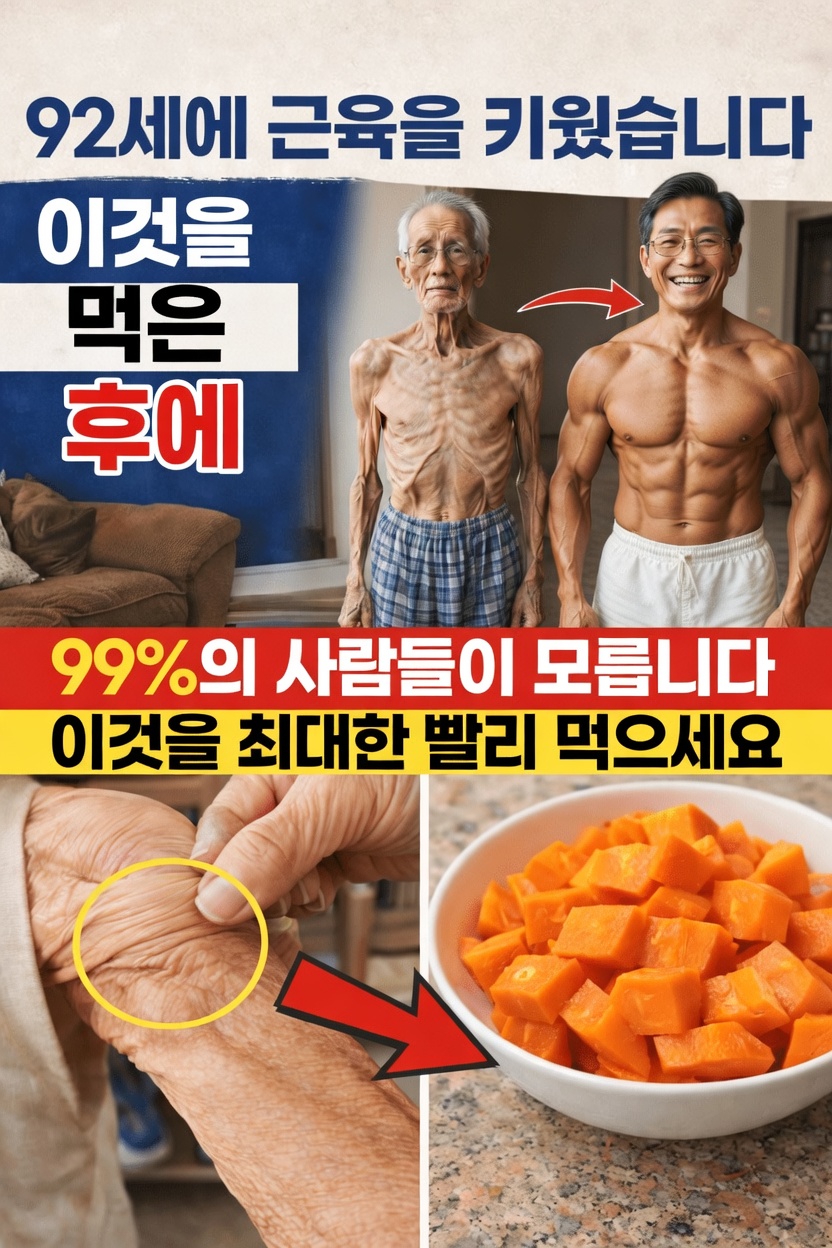 나이 들며 찾아오는 근육 감소에 작별을: 노년의 근력을 지켜주는 영양 가득한 식품 7가지