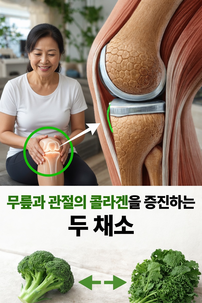 더 건강한 무릎과 관절을 위해 콜라겐 생성을 돕는 두 가지 채소