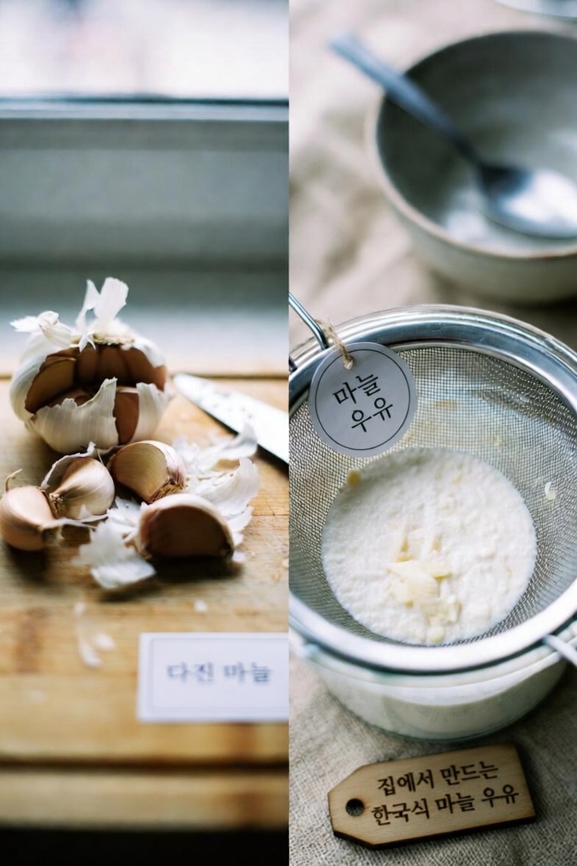 일상에서 활용할 수 있는 마늘과 우유 혼합물을 집에서 간단하게 만드는 방법