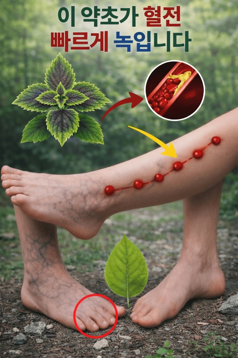 다리의 편안함에 혈액순환이 중요한 이유