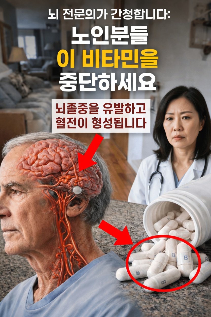 뇌 전문의인 저도 경악했습니다, 이 비타민이 하룻밤 사이 뇌졸중 위험을 높입니다 | 노인 건강