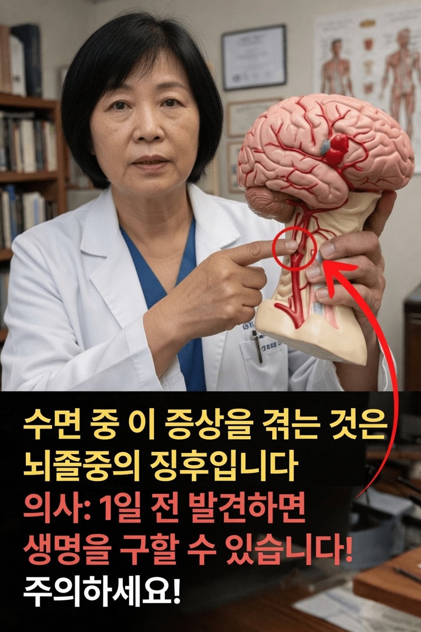수면 중 어떤 이상한 느낌이 뇌졸중 위험 신호일 수 있을까? 꼭 알아야 할 핵심 정보