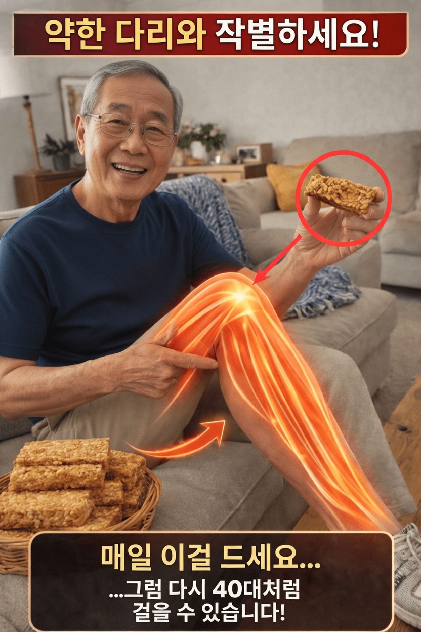 나이가 들수록 자연스럽게 다리 근력을 지원하는 7가지 음식