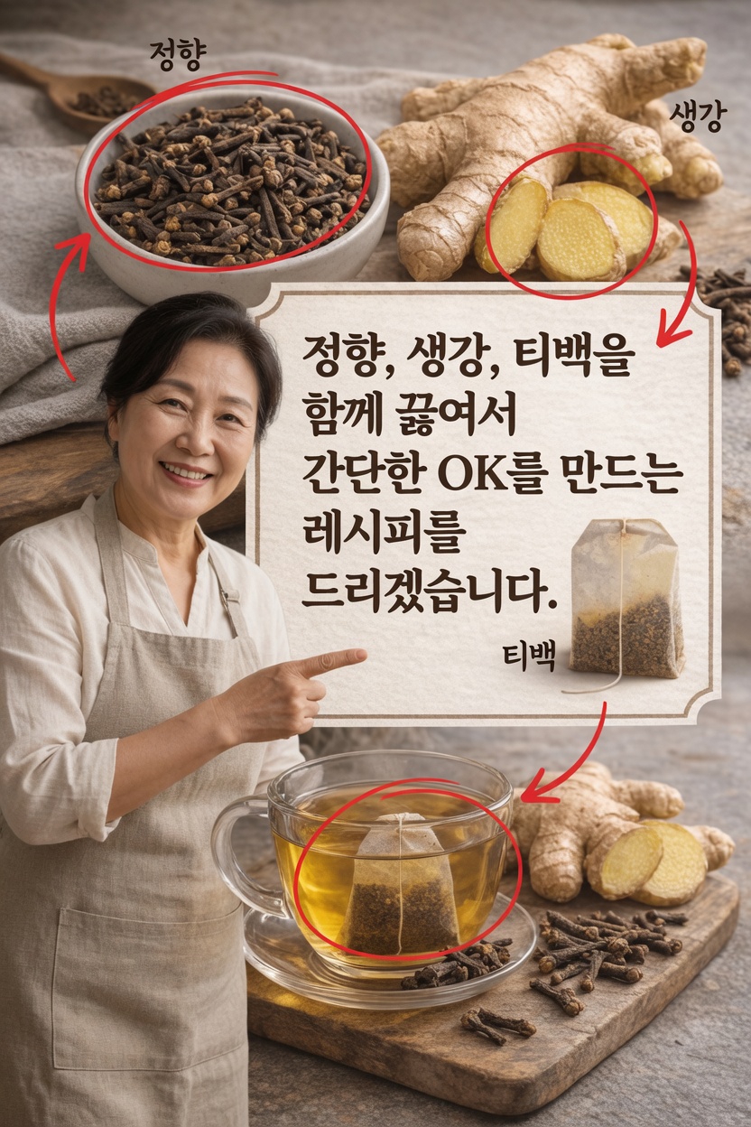 일상에서 생강, 정향, 홍차를 간편하게 즐기는 방법