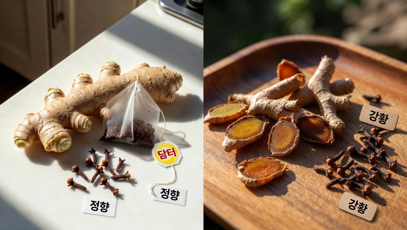 일상에서 생강, 정향, 홍차를 간편하게 즐기는 방법