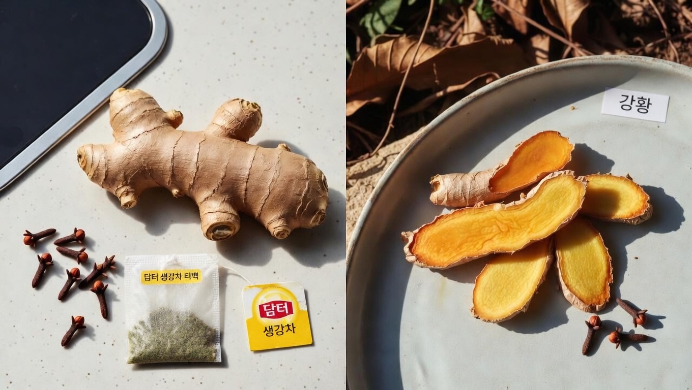 일상에서 생강, 정향, 홍차를 간편하게 즐기는 방법