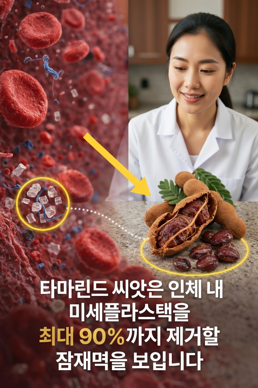 타마린드 씨앗이 우리 몸이 미세플라스틱에 대처하는 데 도움이 될 수 있을까? 초기 연구가 보여주는 것