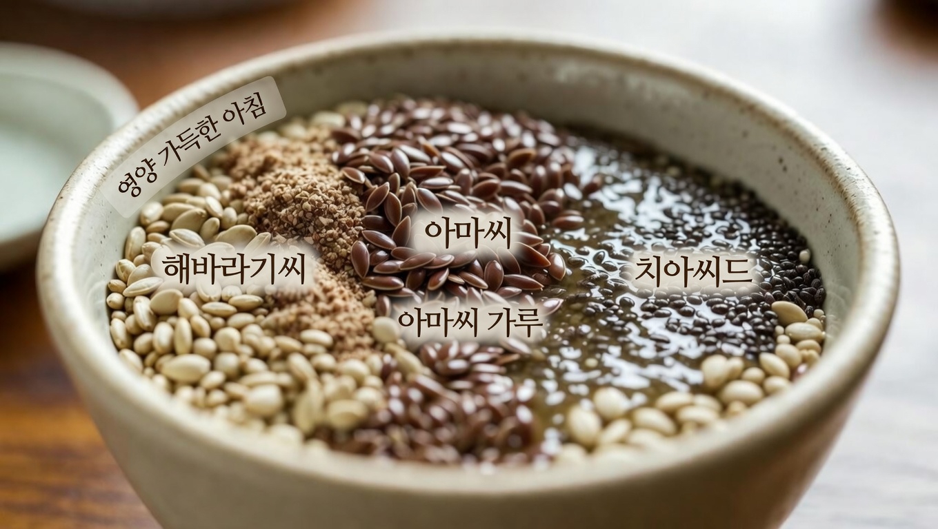 더 나은 건강을 위해 매일 식단에 추가하면 좋을 수 있는 영양이 풍부한 씨앗 6가지