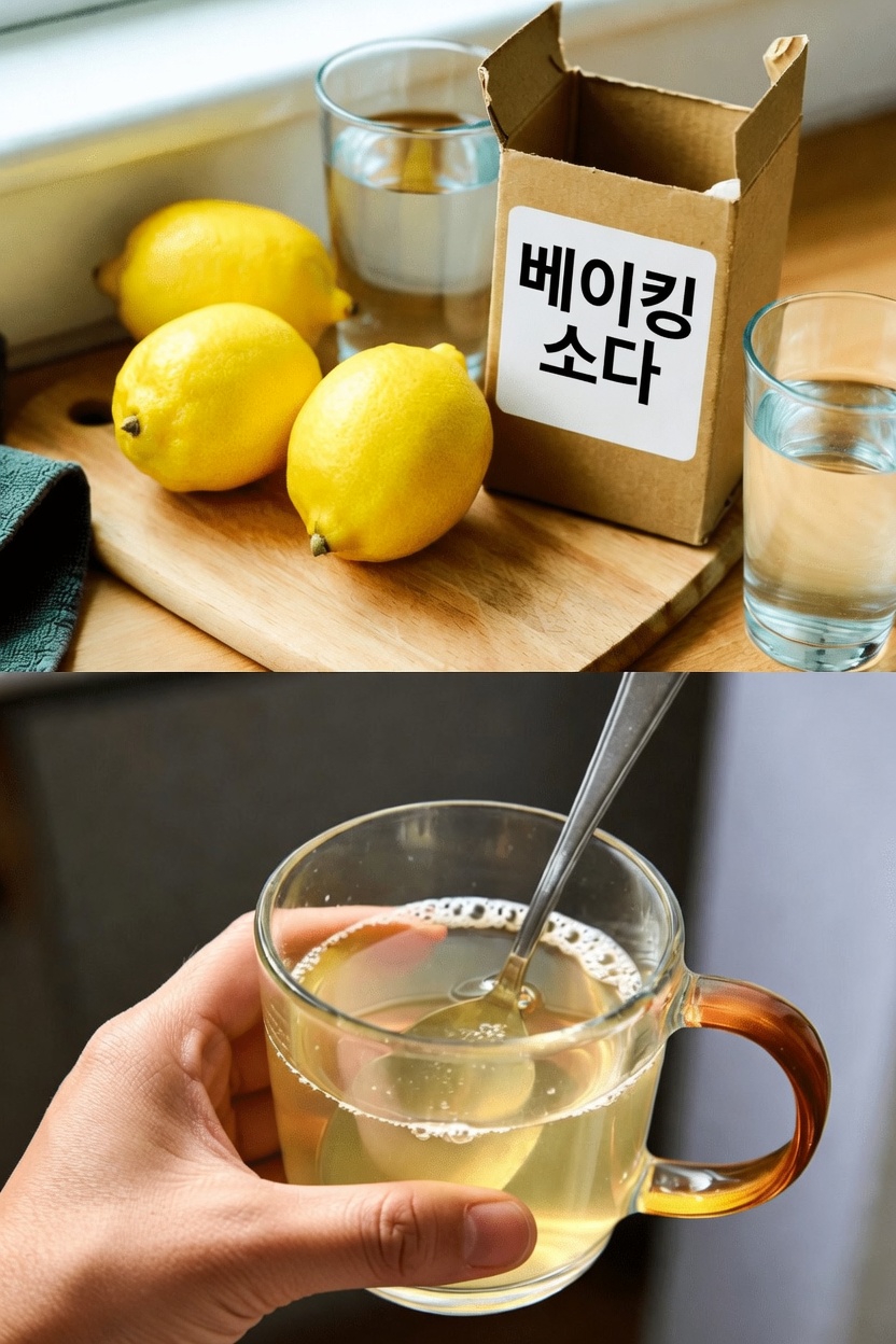 베이킹소다와 레몬물은 정확히 무엇인가요?