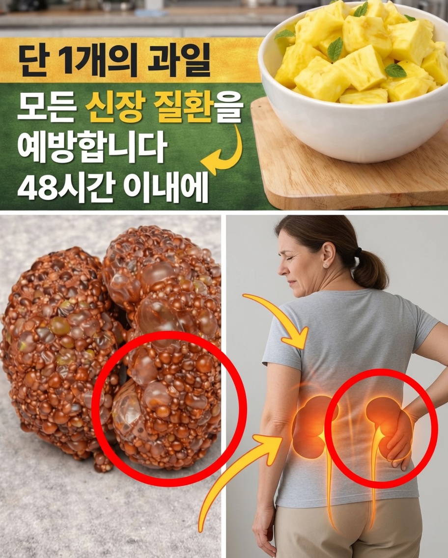 크레아티닌 수치 관리와 신장 건강, 자연스러운 독소 배출 지원에 도움이 되는 저녁 과일 4가지 발견하기