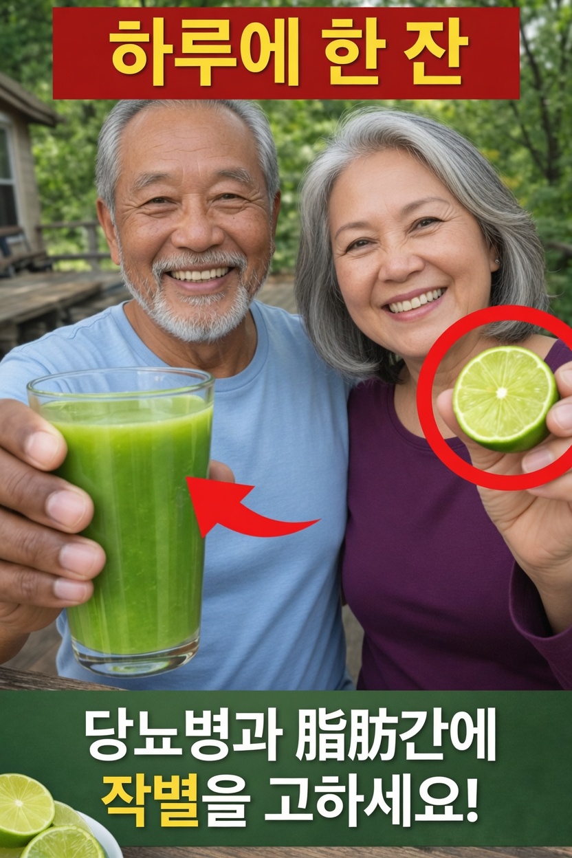 간 건강, 혈당 균형, 그리고 혈액순환을 돕는 간단한 일일 그린 음료 습관