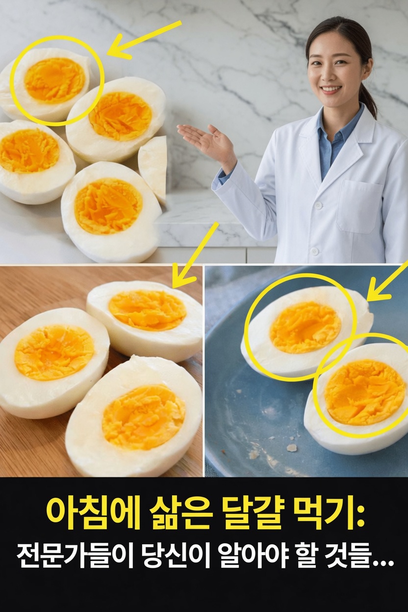 의사와 영양 전문가들이 말하는 매일 아침 삶은 달걀을 먹는 것에 대한 이야기