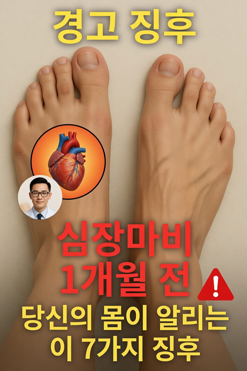 심장마비 몇 주 전, 몸이 보내는 7가지 주요 경고 신호
