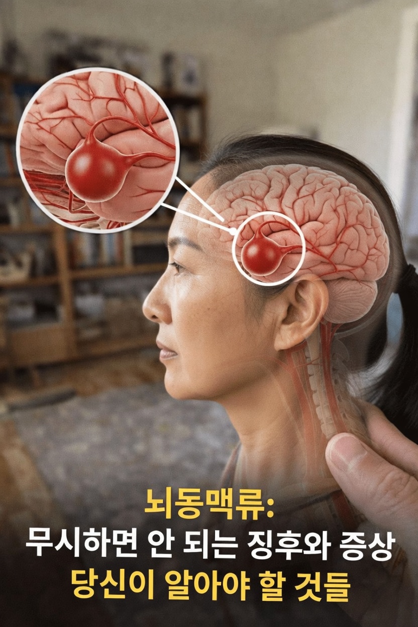 절대 무시해서는 안 되는 뇌동맥류의 가장 중요한 징후와 증상은 무엇인가