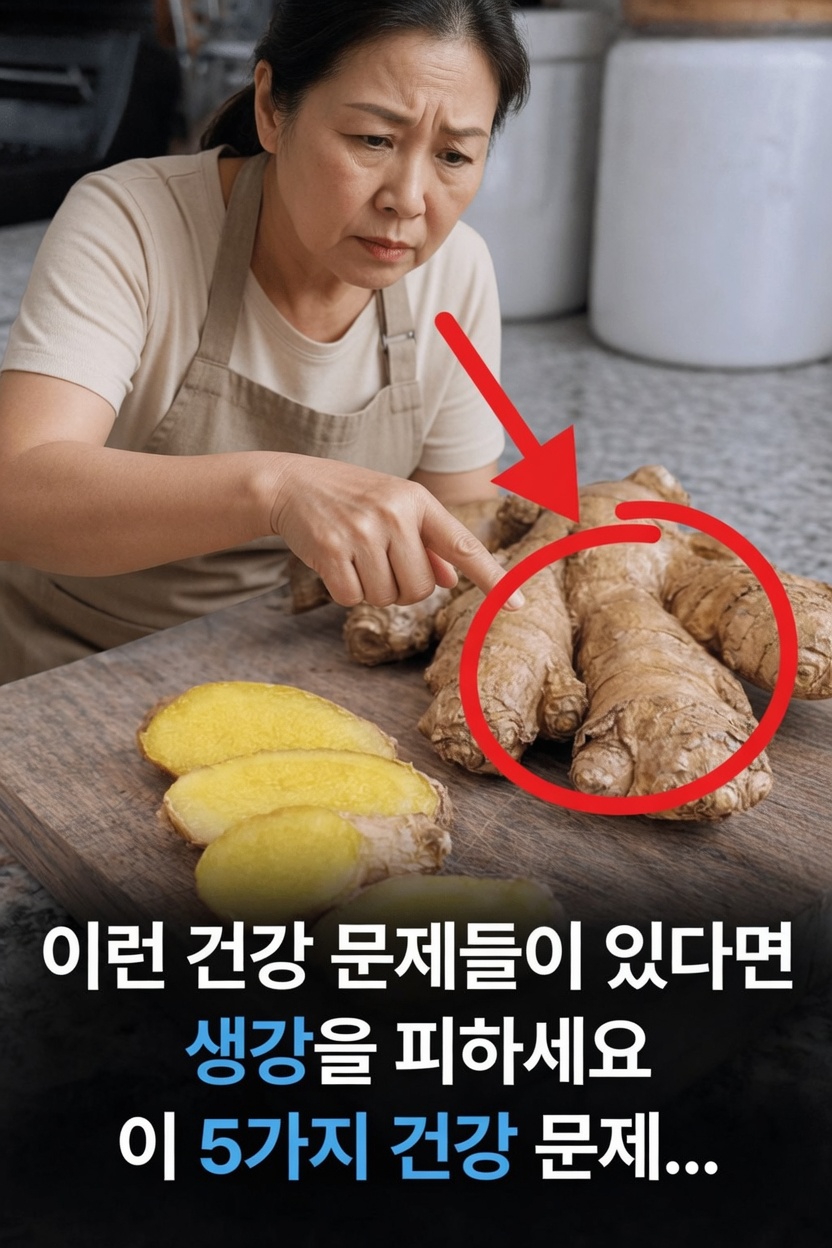생강을 정기적으로 섭취하기 전에 다시 생각해봐야 할 수 있는 5가지 건강 상태